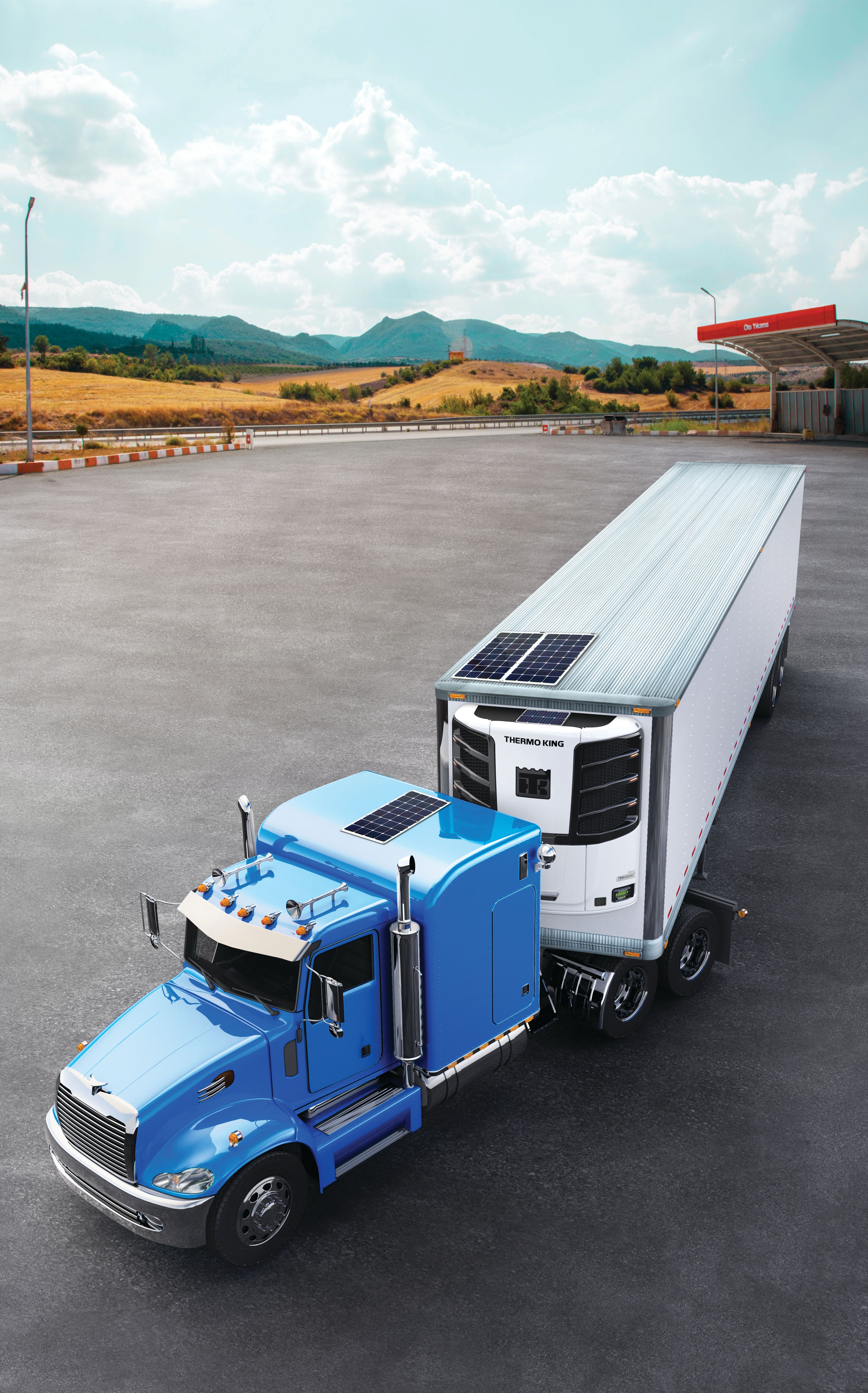 Solar panels deals on semi trucks